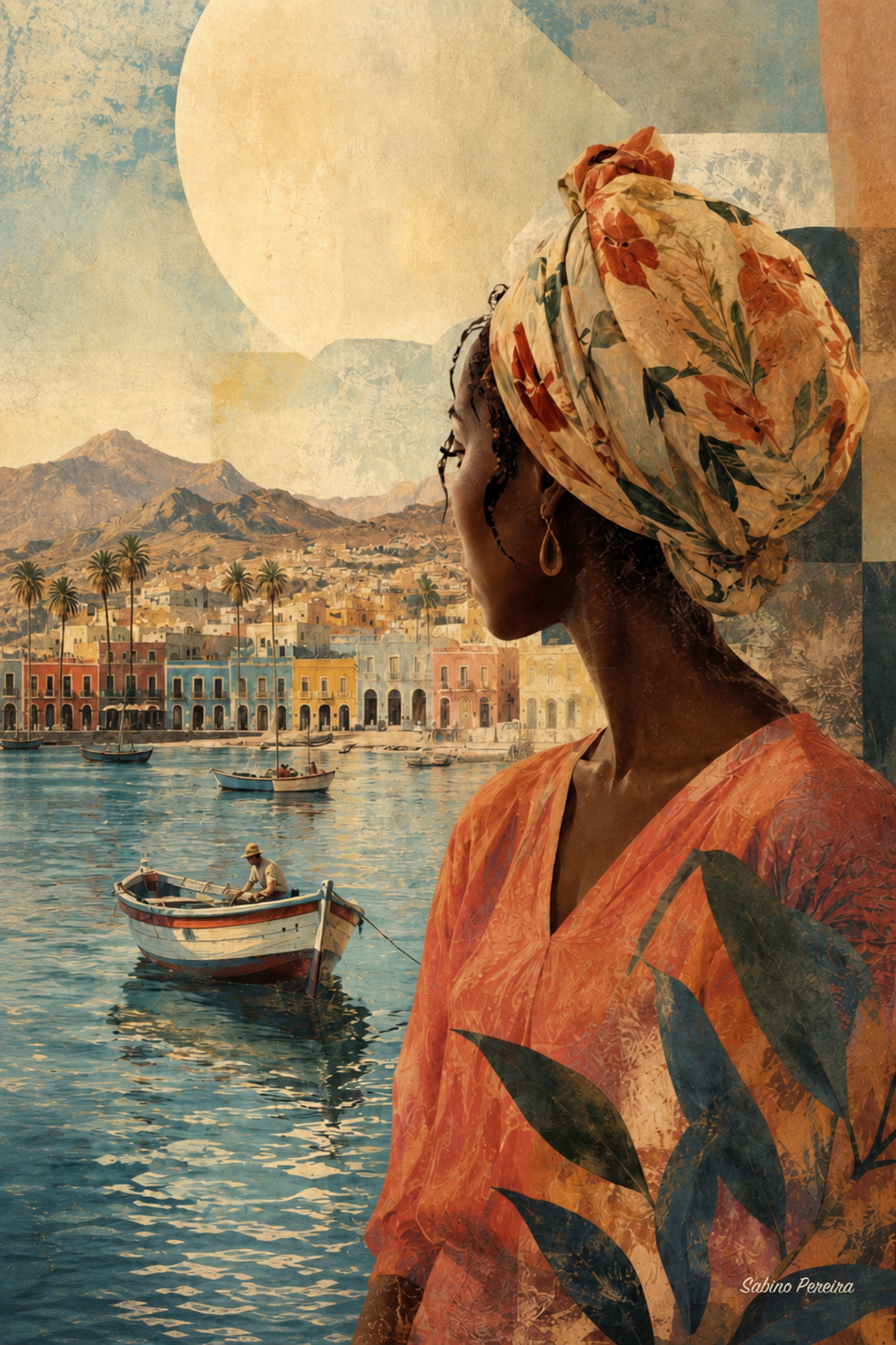 She Carries the Islands art print