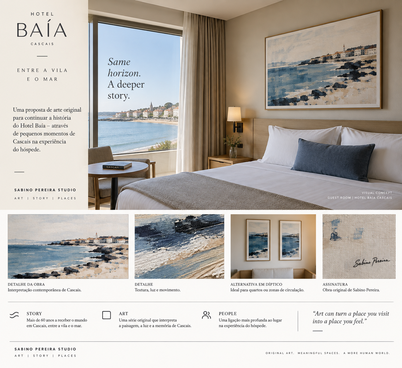 Hotel Baía independent commercial space concept